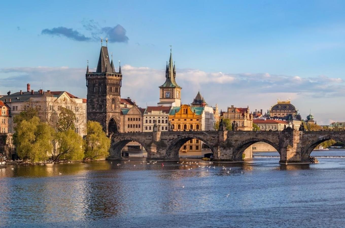 Mezonetovy Apartman V Centru Praga Esterno foto
